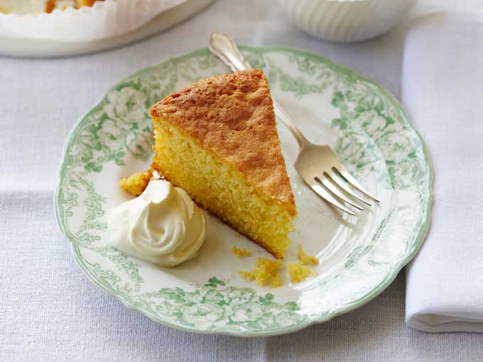 Recipe :  Lemon Polenta Cake