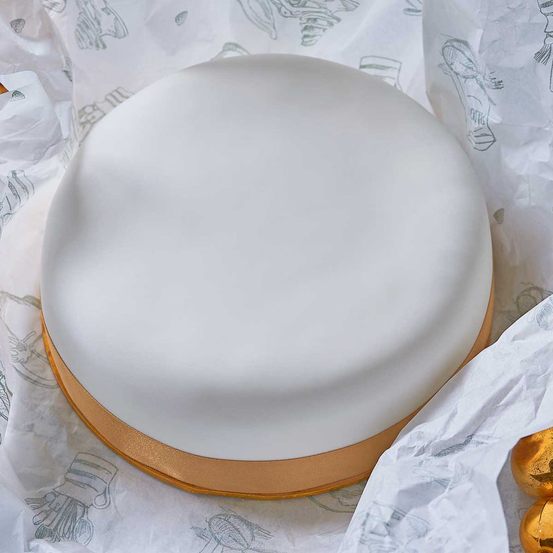 Classic Fully Iced Christmas Cake