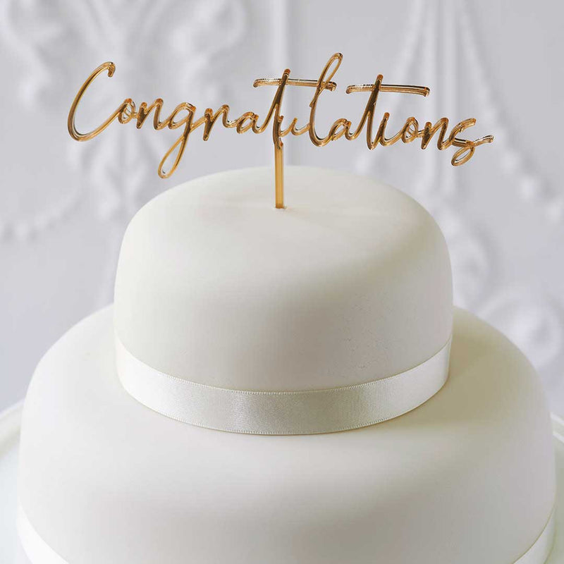 Congratulations Cake Topper