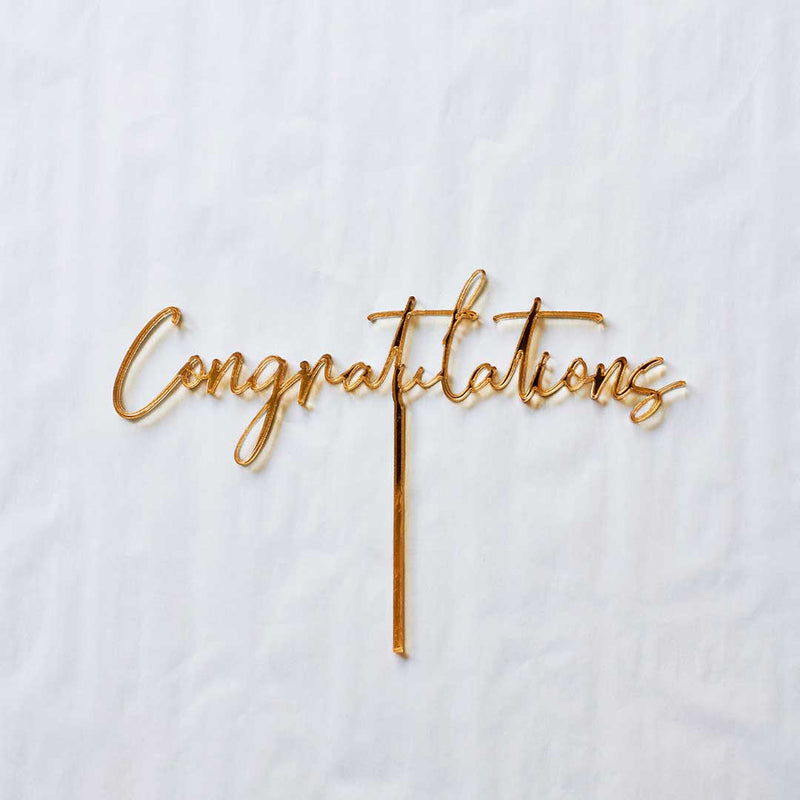 Congratulations Cake Topper