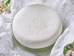 Limited Edition : HOPE & JOY Fully Iced Classic Christmas Cake !