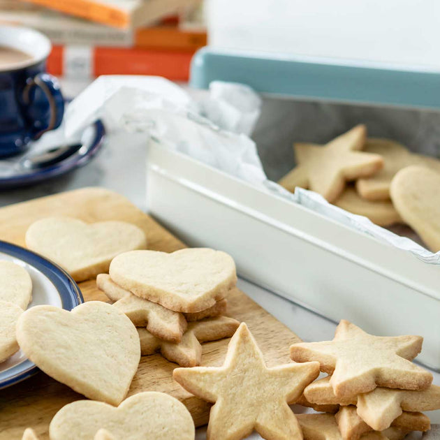 Hearts & Stars Classic Shortbread in Free Gift Tin | Meg Rivers Artisan ...