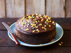Chocolate Birthday Cake with Sprinkles !