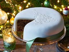 Limited Edition : HOPE & JOY Fully Iced Classic Christmas Cake !